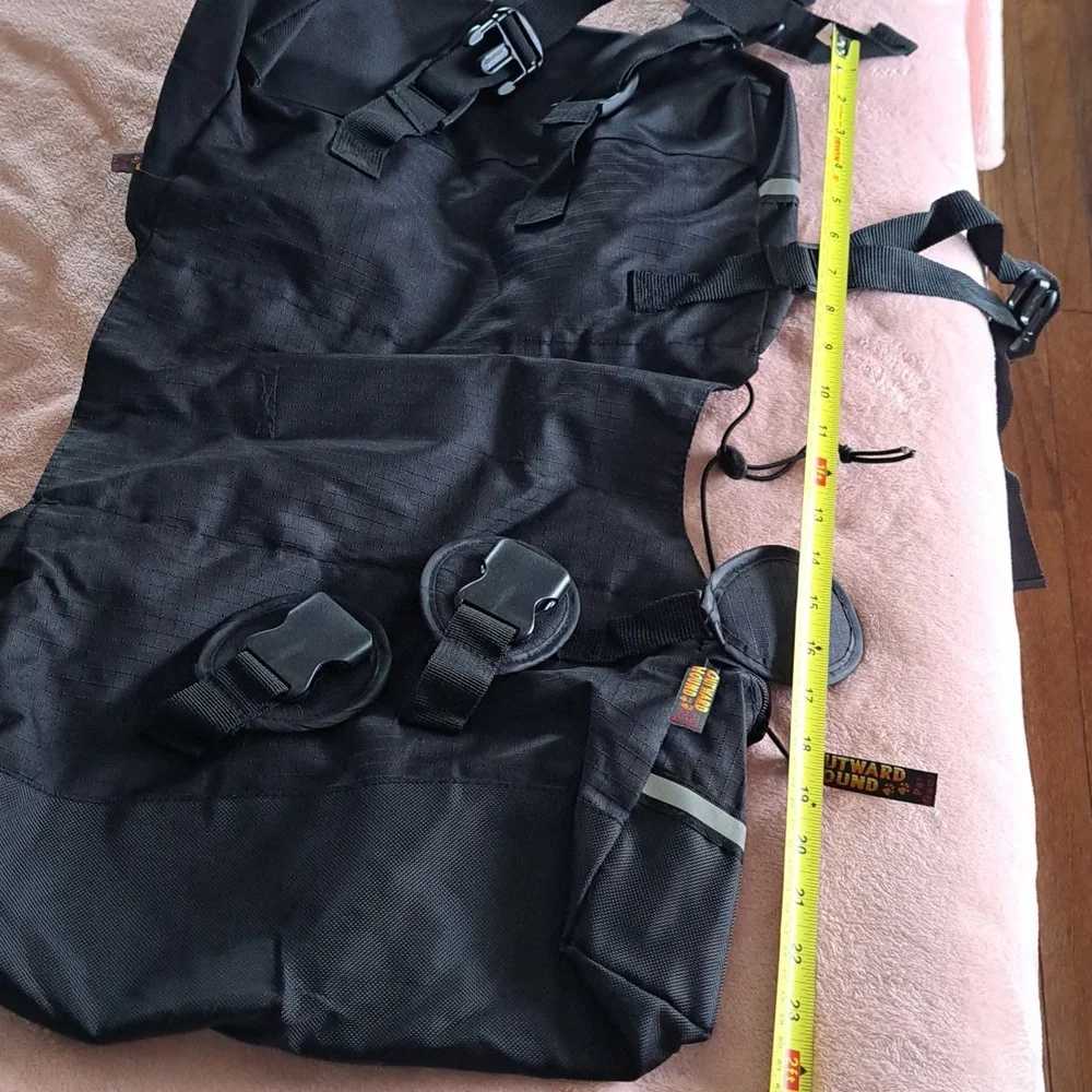 Outward Hound Black Backpack